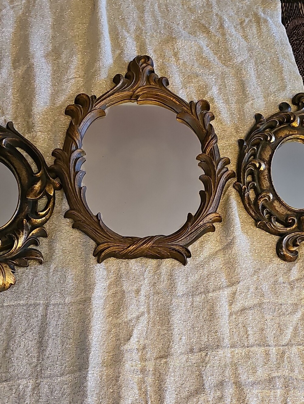 Ornate Gold Decorative Wall Mirror - Classic Baroque Style